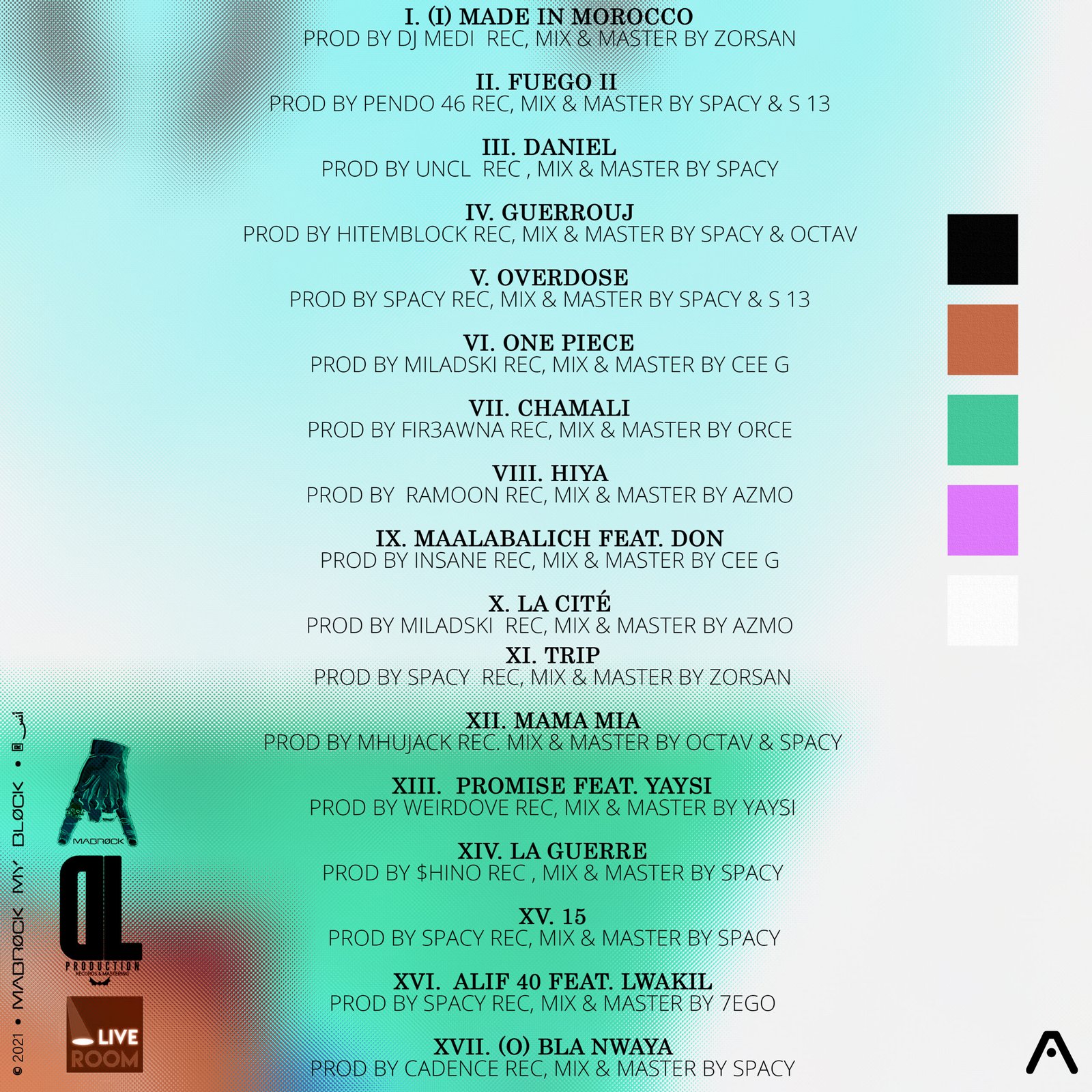 Tracklistjosef -avec dl